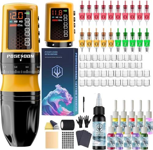 Poseidon cordless tattoo - cordless,
